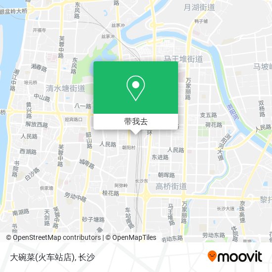 大碗菜(火车站店)地图