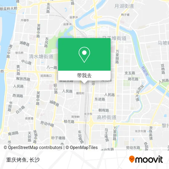 重庆烤鱼地图