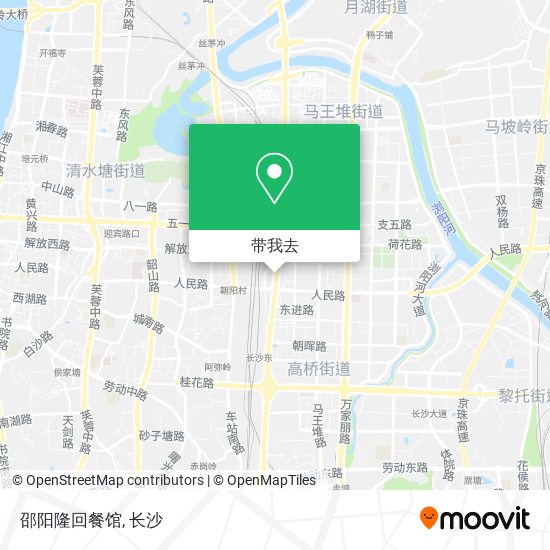 邵阳隆回餐馆地图