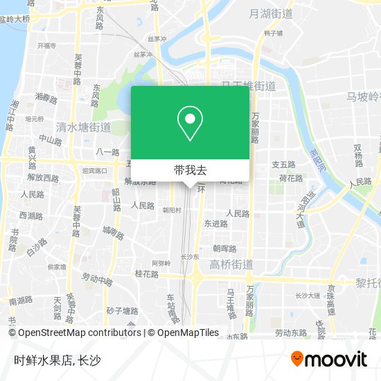 时鲜水果店地图