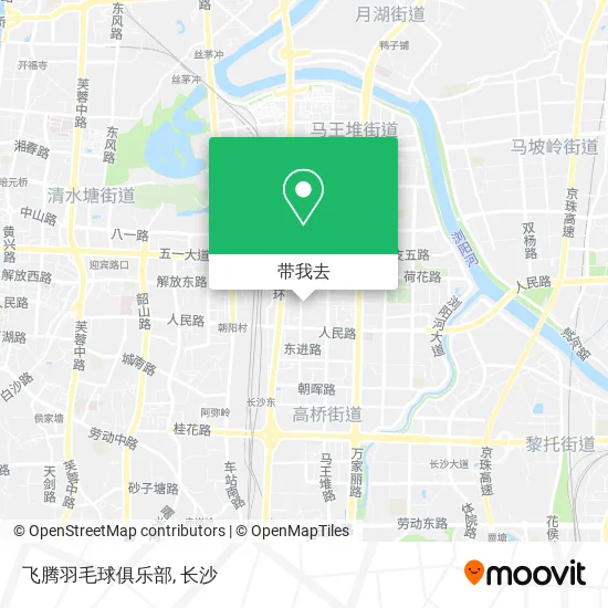 飞腾羽毛球俱乐部地图