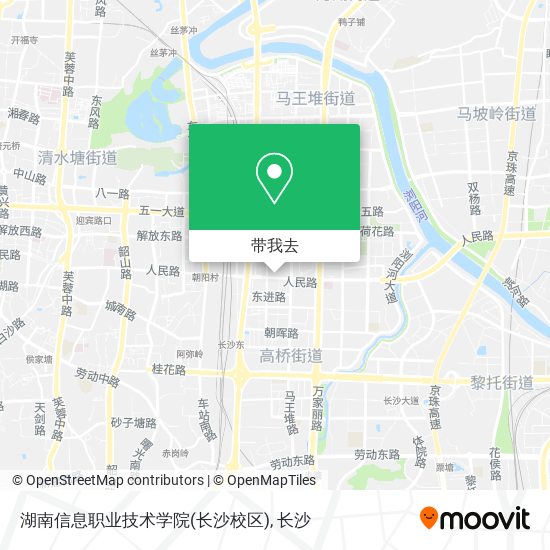 湖南信息职业技术学院(长沙校区)地图
