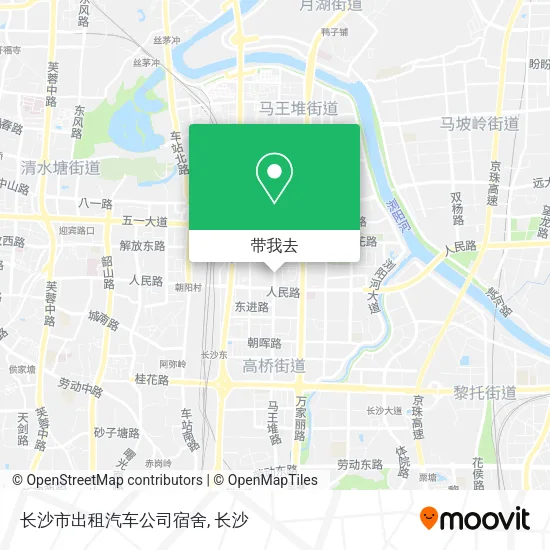 长沙市出租汽车公司宿舍地图