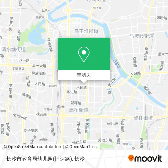 长沙市教育局幼儿园(恒达路)地图