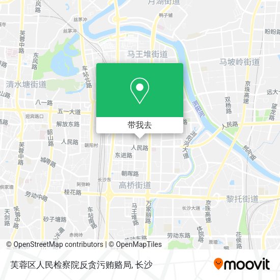 芙蓉区人民检察院反贪污贿赂局地图