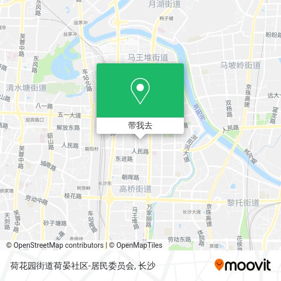 荷花园街道荷晏社区-居民委员会地图