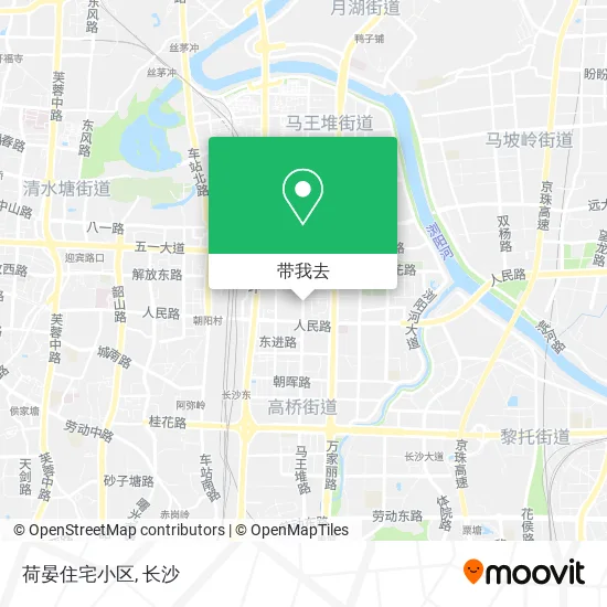 荷晏住宅小区地图