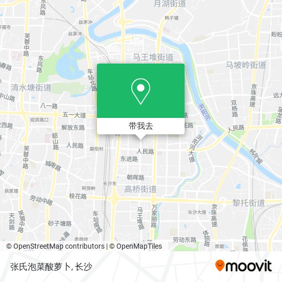 张氏泡菜酸萝卜地图