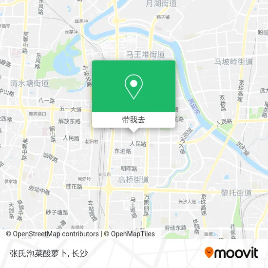 张氏泡菜酸萝卜地图