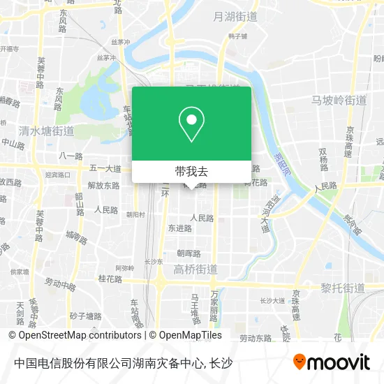 中国电信股份有限公司湖南灾备中心地图