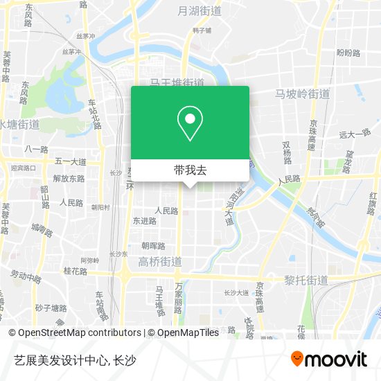 艺展美发设计中心地图