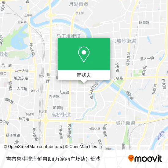 吉布鲁牛排海鲜自助(万家丽广场店)地图