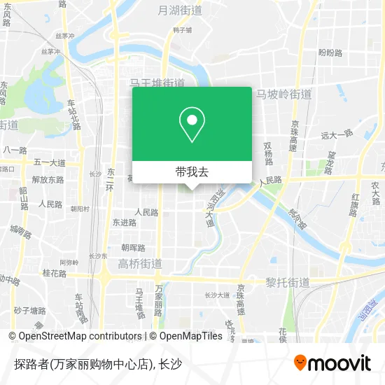 探路者(万家丽购物中心店)地图
