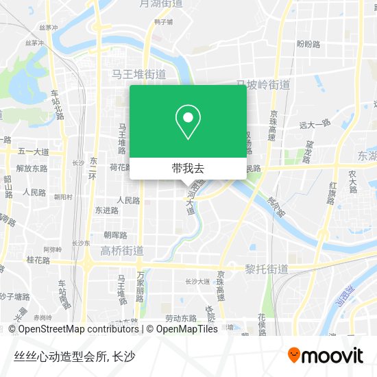 丝丝心动造型会所地图