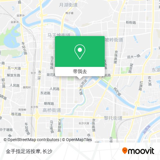 金手指足浴按摩地图