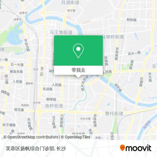 芙蓉区扬帆综合门诊部地图
