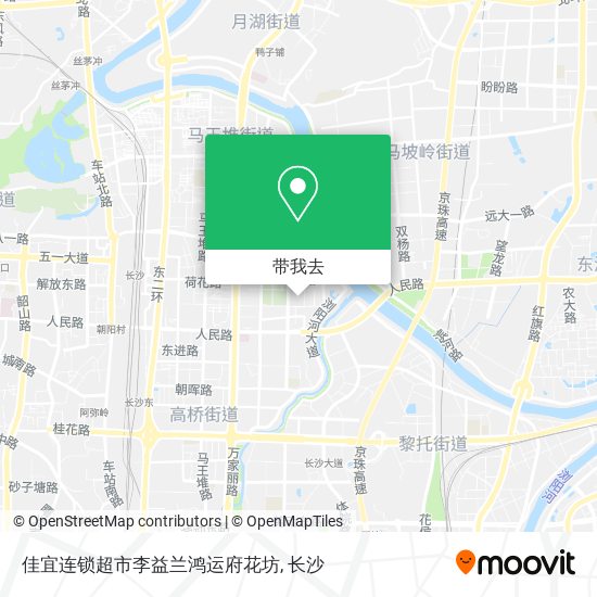 佳宜连锁超市李益兰鸿运府花坊地图