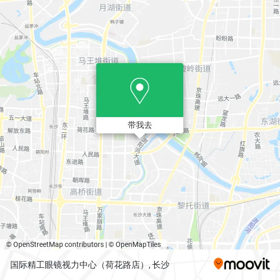 国际精工眼镜视力中心（荷花路店）地图