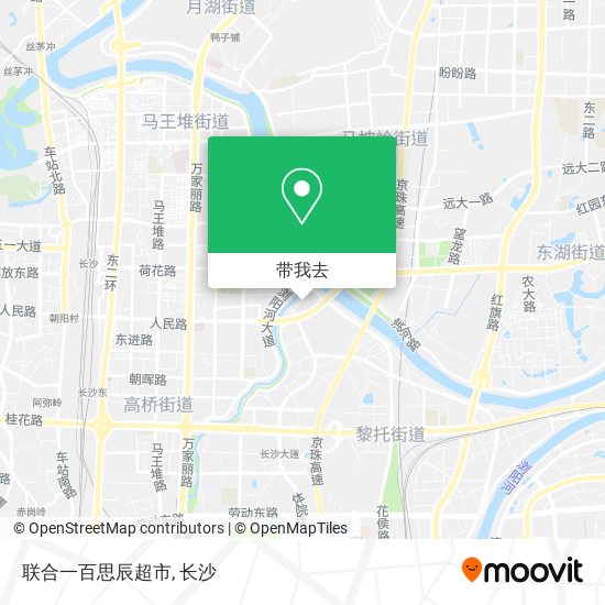 联合一百思辰超市地图