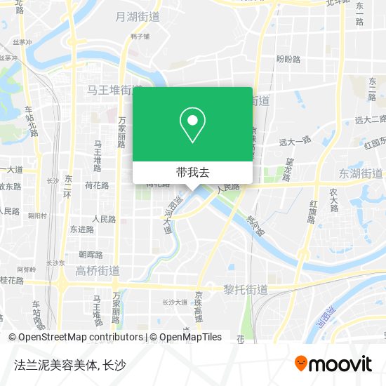 法兰泥美容美体地图