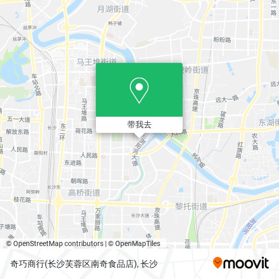 奇巧商行(长沙芙蓉区南奇食品店)地图