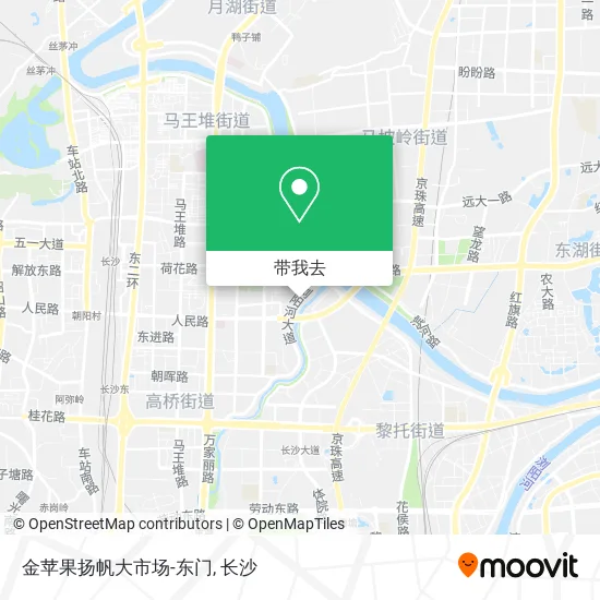 金苹果扬帆大市场-东门地图