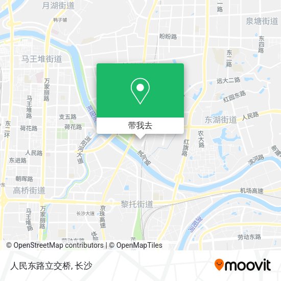 人民东路立交桥地图