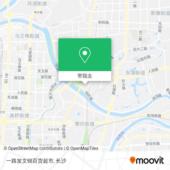 一路发文锦百货超市地图