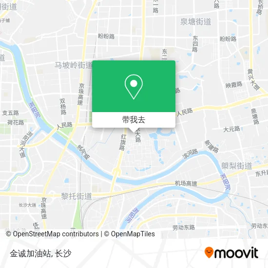 金诚加油站地图