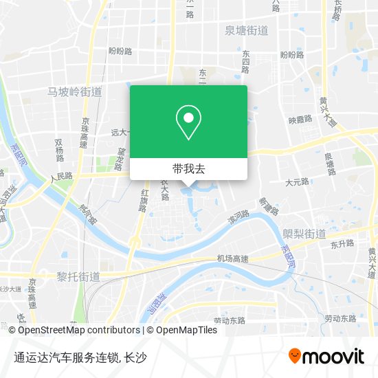 通运达汽车服务连锁地图