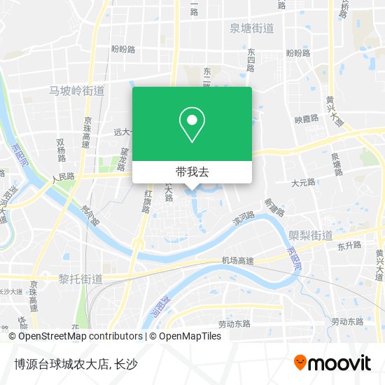 博源台球城农大店地图