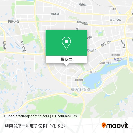 湖南省第一师范学院-图书馆地图