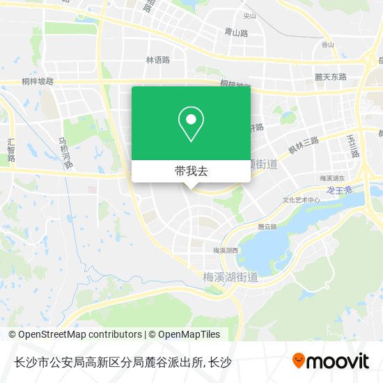 长沙市公安局高新区分局麓谷派出所地图