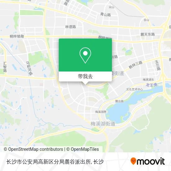 长沙市公安局高新区分局麓谷派出所地图