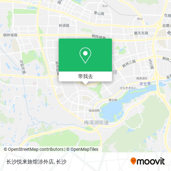 长沙悦来旅馆涉外店地图