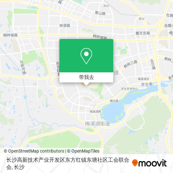 长沙高新技术产业开发区东方红镇东塘社区工会联合会地图