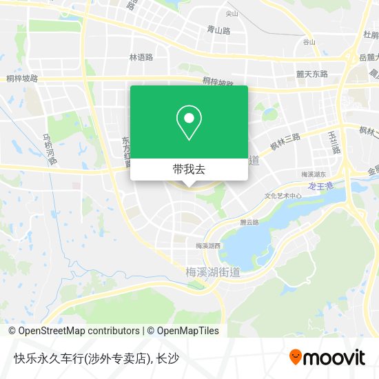 快乐永久车行(涉外专卖店)地图