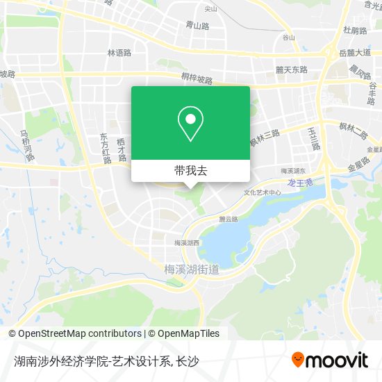 湖南涉外经济学院-艺术设计系地图