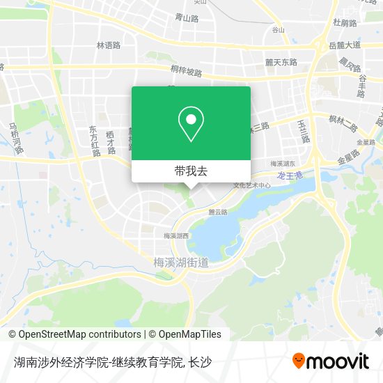 湖南涉外经济学院-继续教育学院地图