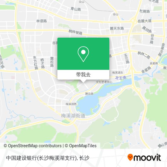 中国建设银行(长沙梅溪湖支行)地图