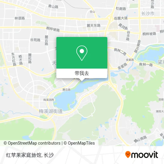 红苹果家庭旅馆地图