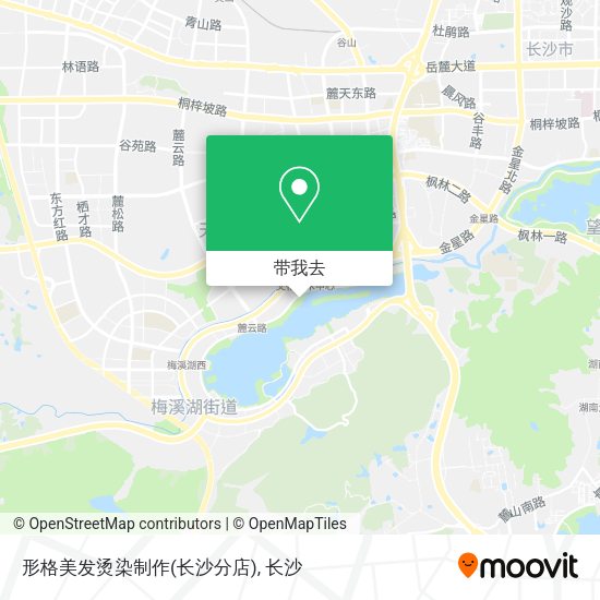 形格美发烫染制作(长沙分店)地图