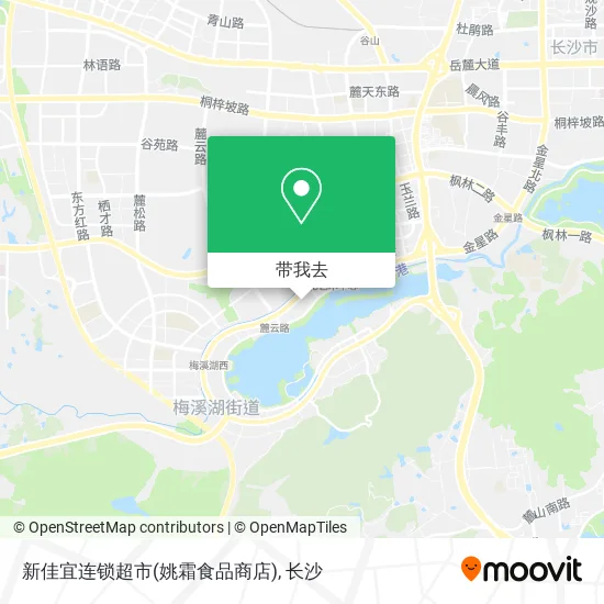 新佳宜连锁超市(姚霜食品商店)地图