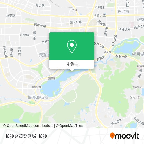 长沙金茂览秀城地图