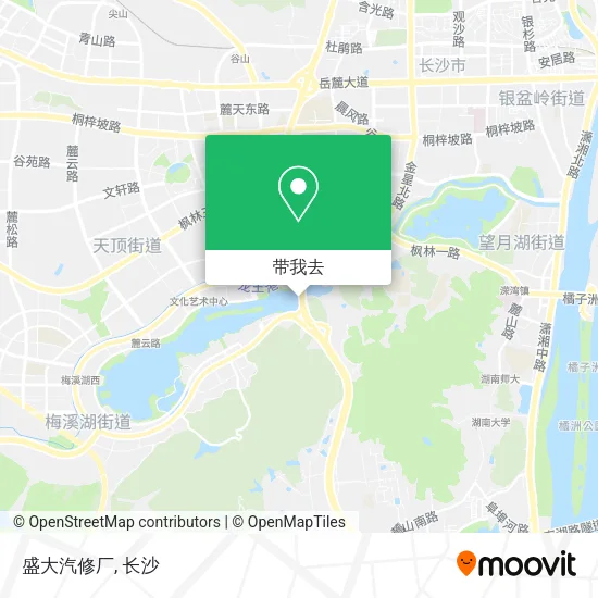 盛大汽修厂地图