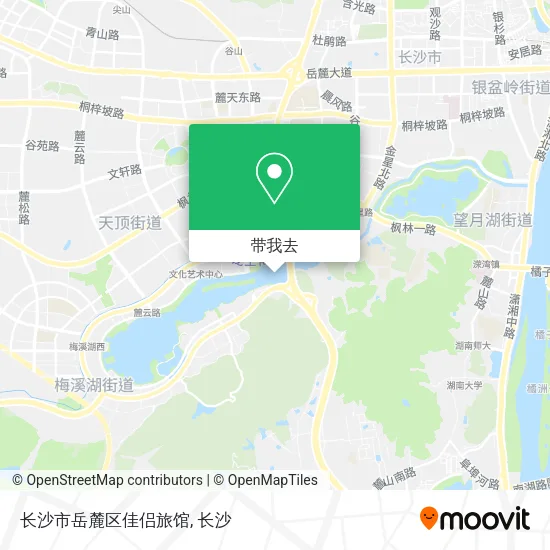 长沙市岳麓区佳侣旅馆地图