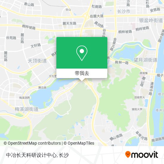 中冶长天科研设计中心地图
