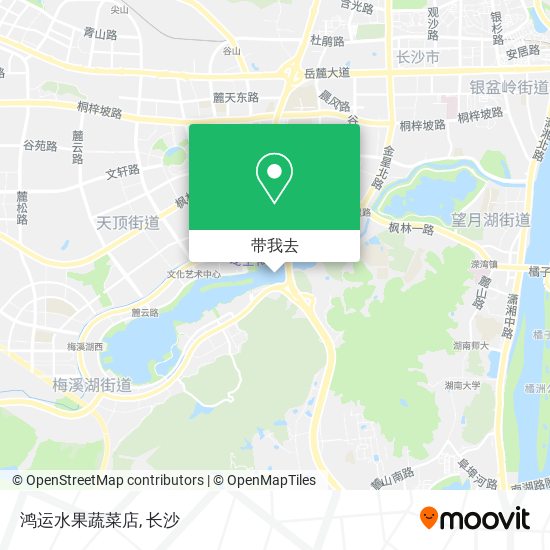鸿运水果蔬菜店地图