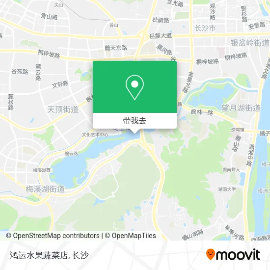鸿运水果蔬菜店地图