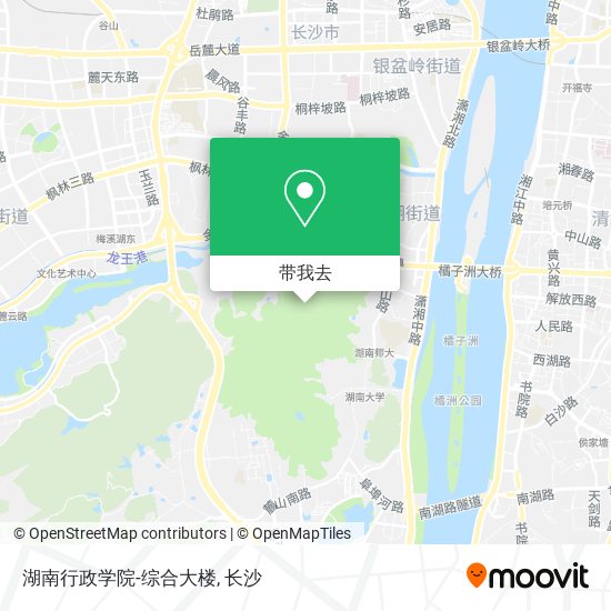 湖南行政学院-综合大楼地图